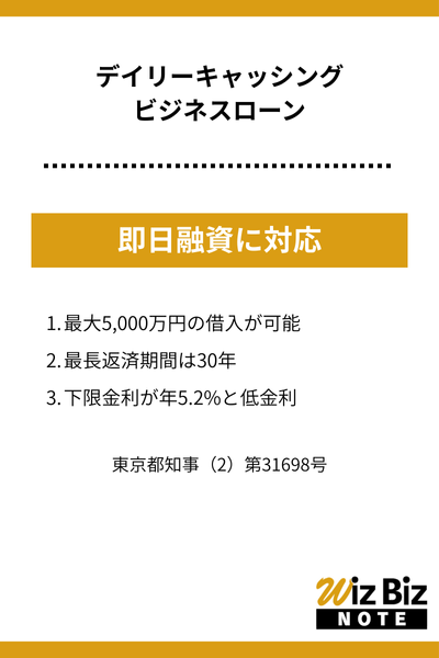 デイリーキャッシング「ビジネスローン」