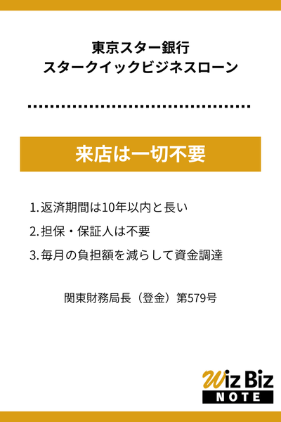 東京スター銀行「スタークイックビジネスローン」